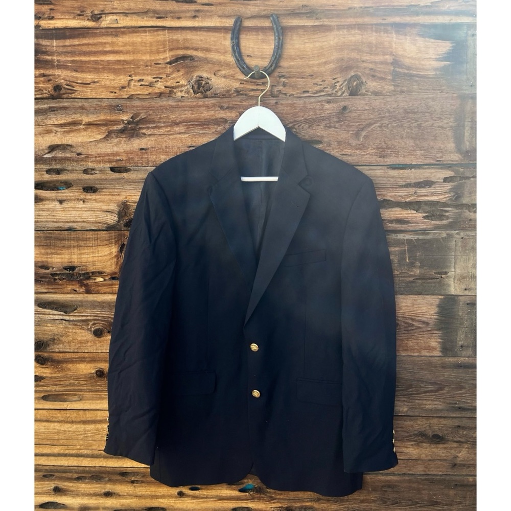BURBERRY | London 100% Wool Blazer Jacket Gold Buttons 40